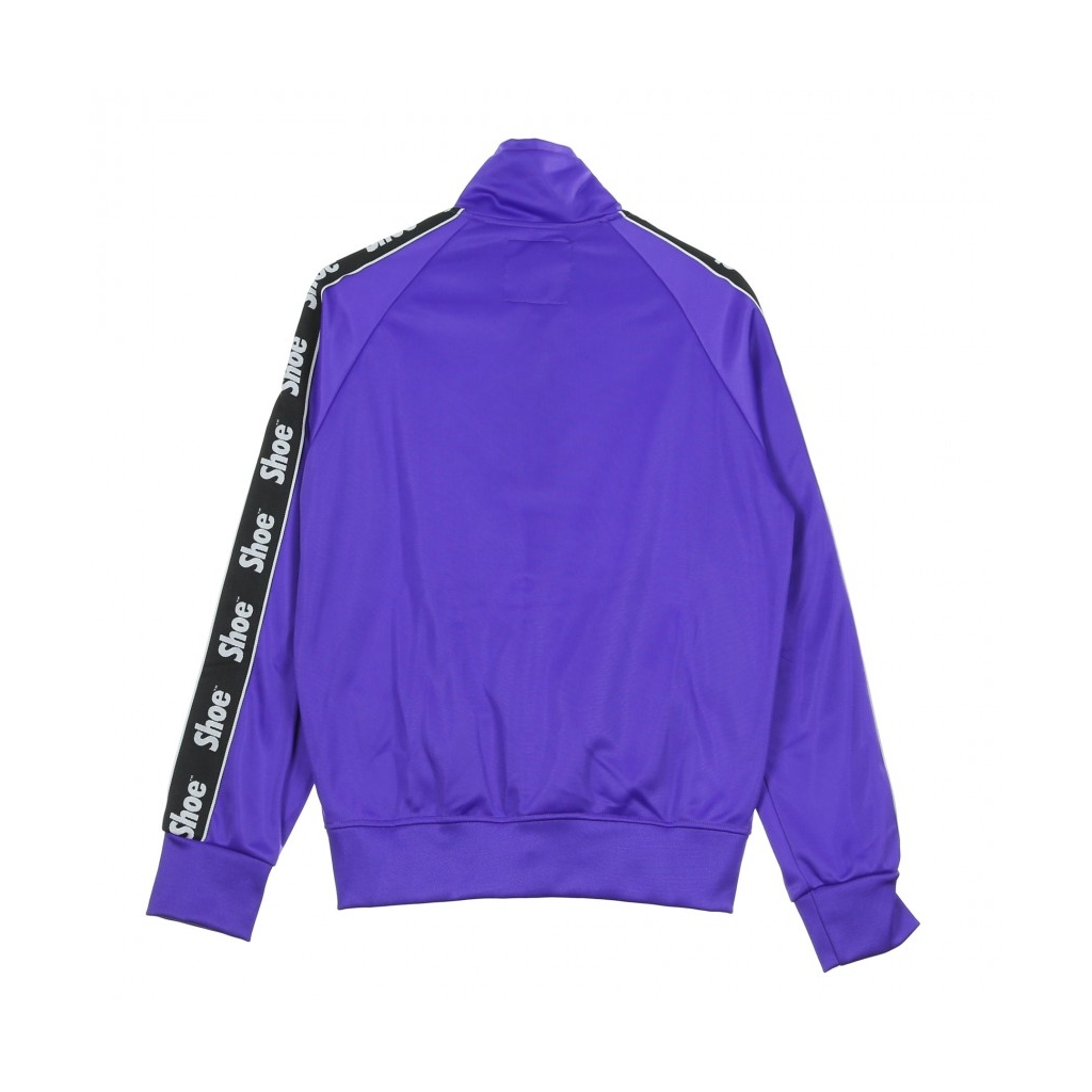 TRACKTOP BOMBER SWEATSHIRT LOGO BANDS PURPLE