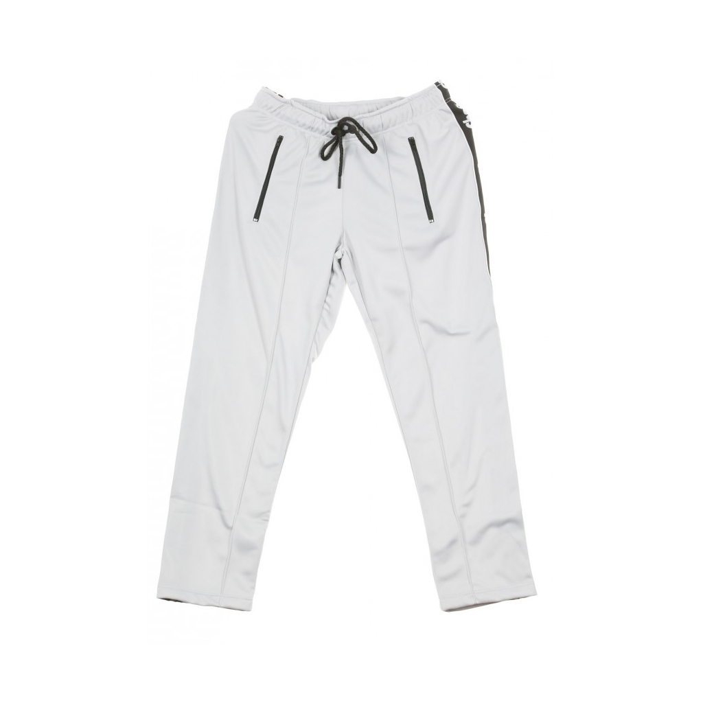 PANTALONE TUTA STRAIGHT TROUSERS LOGO BANDS SILVER