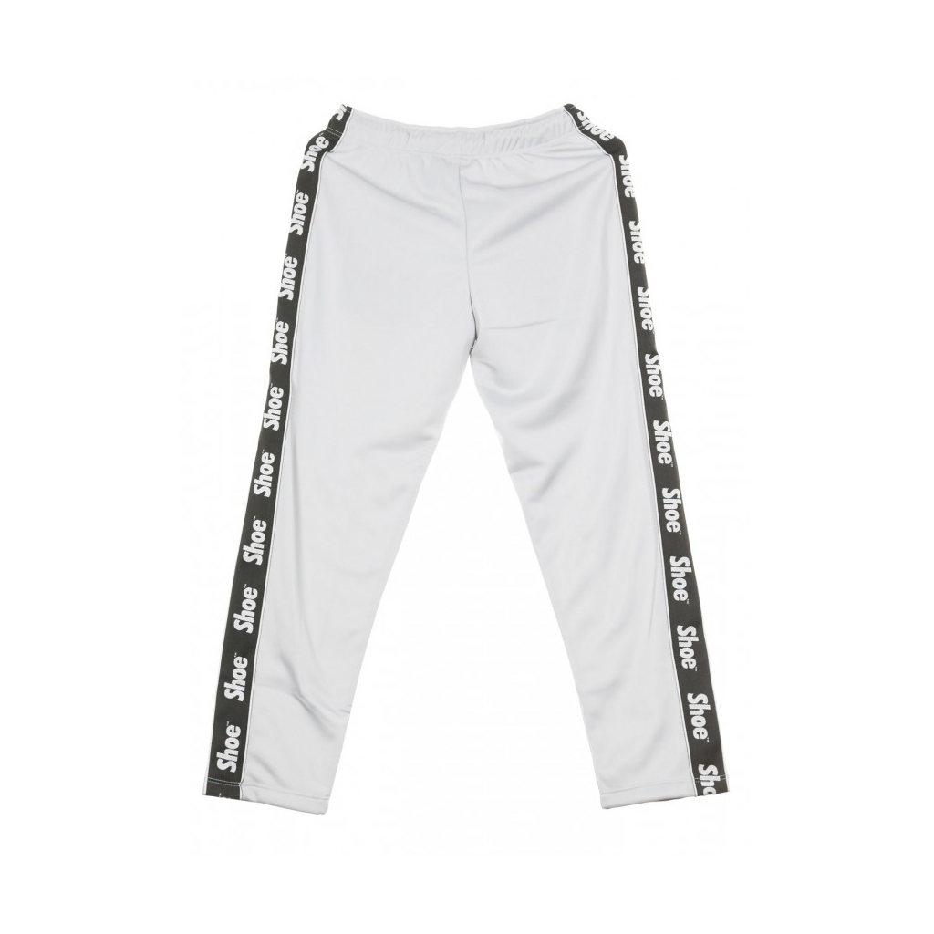 PANTALONE TUTA STRAIGHT TROUSERS LOGO BANDS SILVER