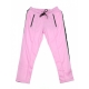 PANTALONE TUTA STRAIGHT TROUSERS LOGO BANDS PINK