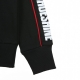 FELPA GIROCOLLO BAND INSERTS SWEATSHIRT BLACK