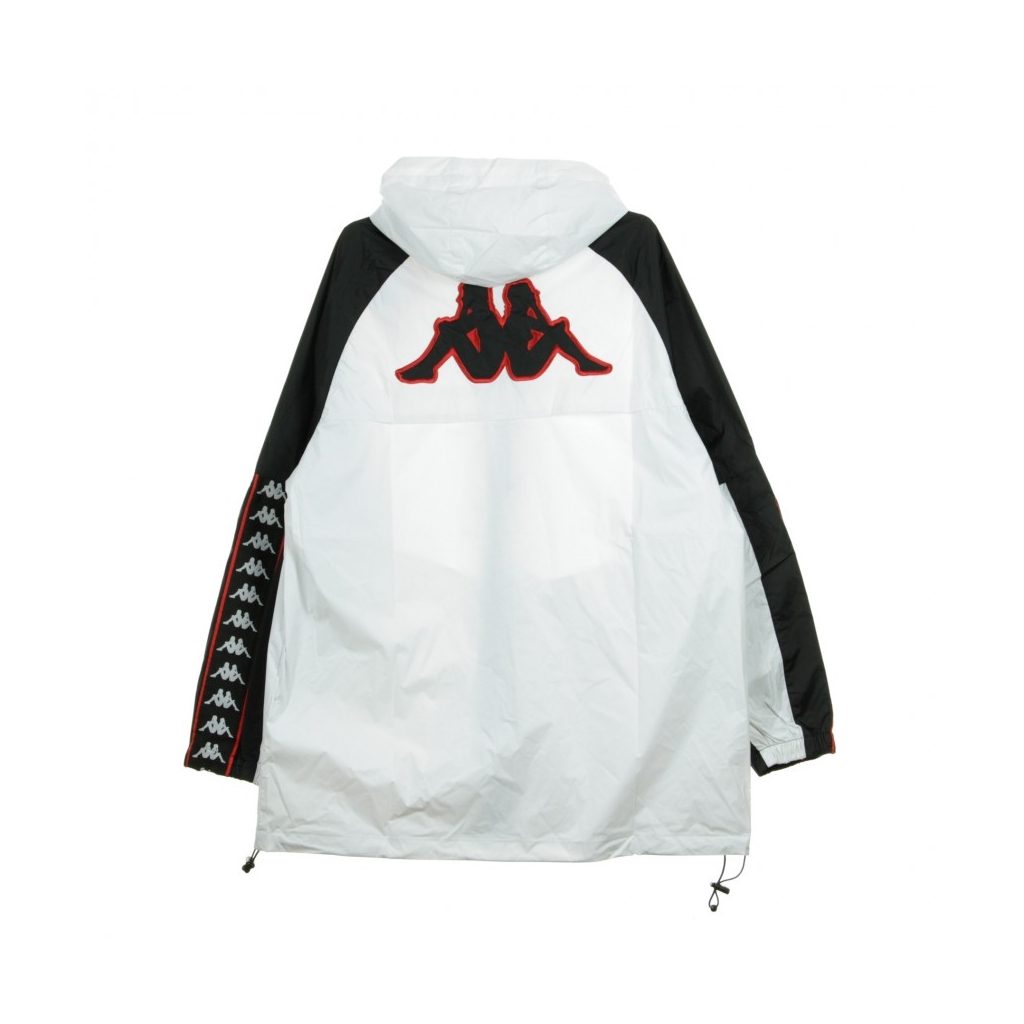 WINDBREAKER BANDA CLACK WHITE/BLACK/RED