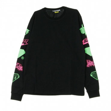 MAGLIETTA MANICHE LUNGHE HORNS L/S BLACK