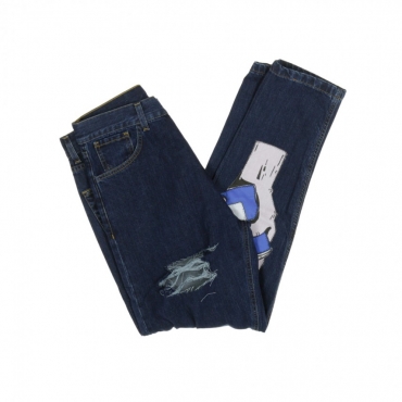 JEANS BOMBOLETTA DENIM SCURO