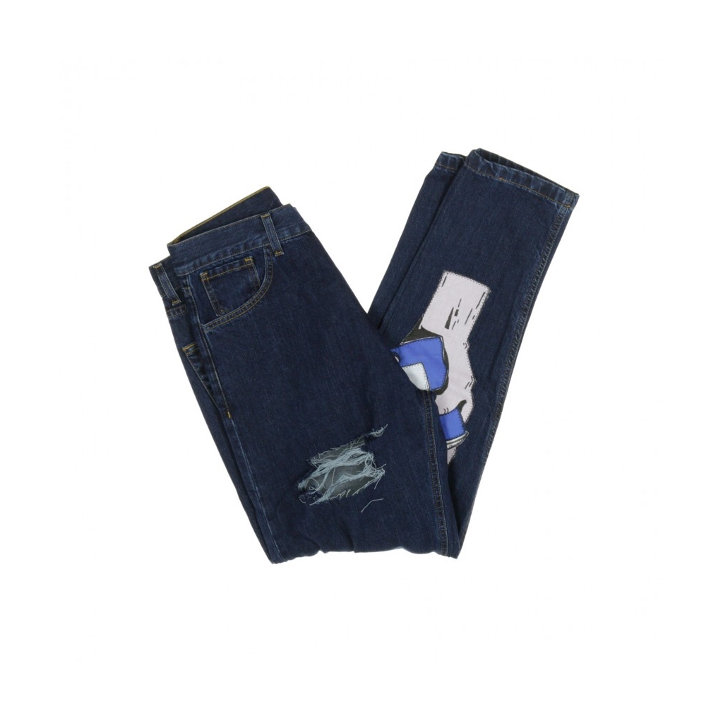 JEANS BOMBOLETTA DENIM SCURO