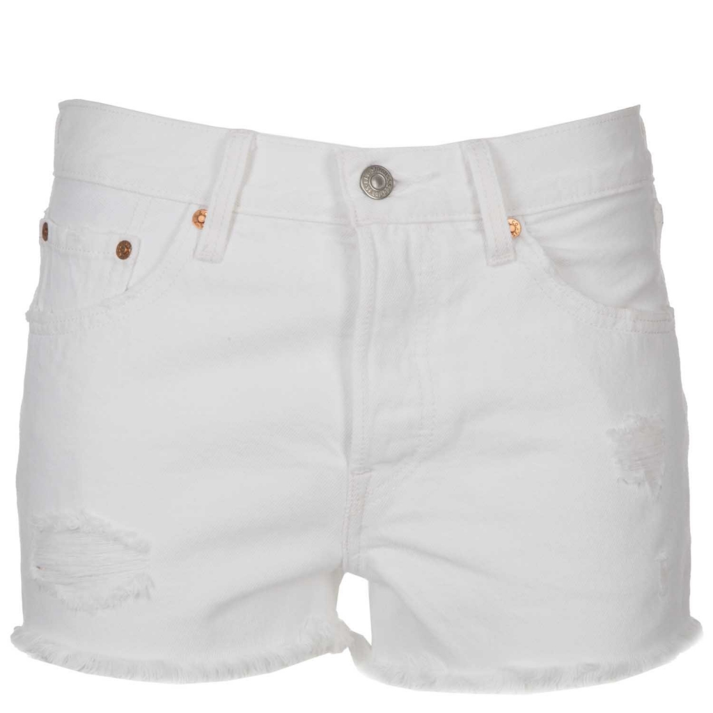 Super Sonic 501 shorts in white SUPERSONIC denim | Bowdoo.com