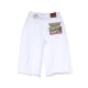 PANTALONE CORTO BOOM BAP WOMAN SHORT JEANS EVE White unico