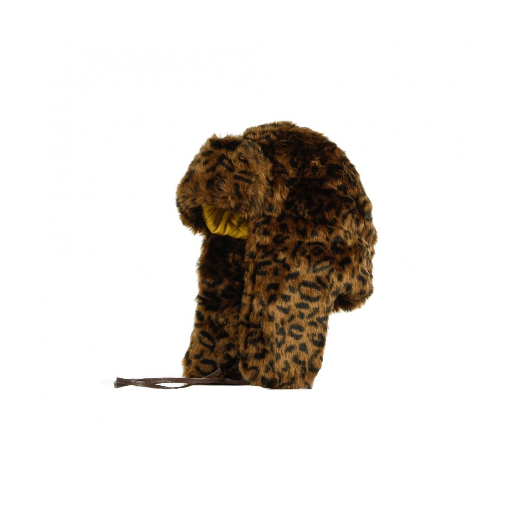 CAPPELLO INVERNALE CON ORECCHIE LEOPARD TRAPPER