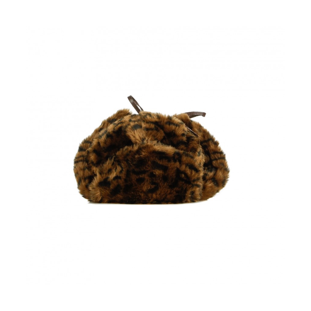 CAPPELLO INVERNALE CON ORECCHIE LEOPARD TRAPPER