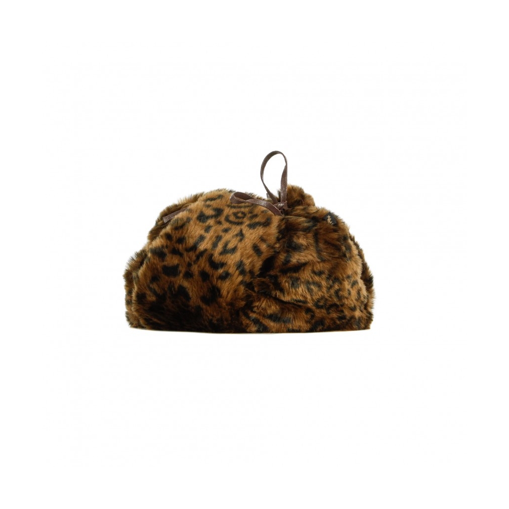 CAPPELLO INVERNALE CON ORECCHIE LEOPARD TRAPPER