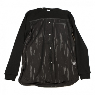 CAMICIA JUICE WOVEN L/S TOP NERO