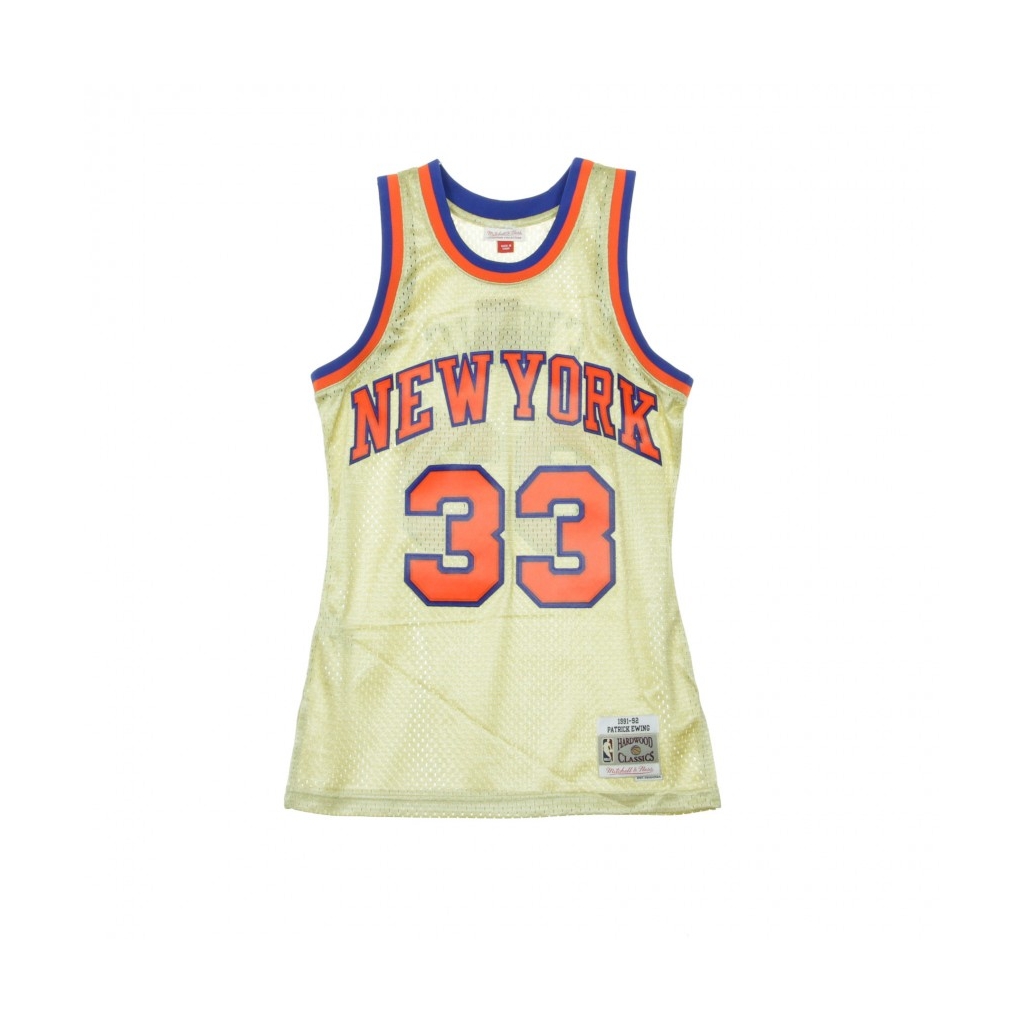 CANOTTA SWIMGMAN JERSEY PATRICK EWING 1991-92 NEYKNI GOLD/OTC