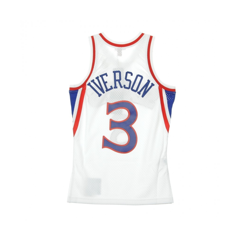 CANOTTA NBA SWINGMAN JERSEY ALLEN IVERSON NO3 1996-97 PHI76E HOME ORIGINAL TEAM COLORS