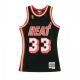 CANOTTA NBA SWINGMAN JERSEY ALONZO MOURNING NO33 1996-97 MIAHEA ROAD ORIGINAL TEAM COLORS