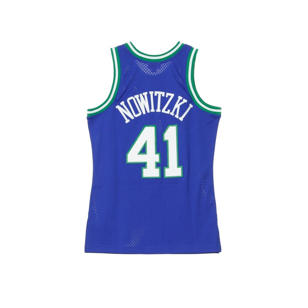 CANOTTA NBA SWINGMAN JERSEY DIRK NOWITZKI NO41 1998-99 DALMAV ROAD ORIGINAL TEAM COLORS