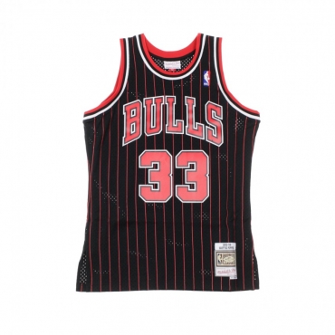 CANOTTA BASKET NBA SWINGMAN JERSEY SCOTTIE PIPPEN NO33 1995-96 CHIBUL ALTERNATE ORIGINAL TEAM COLORS