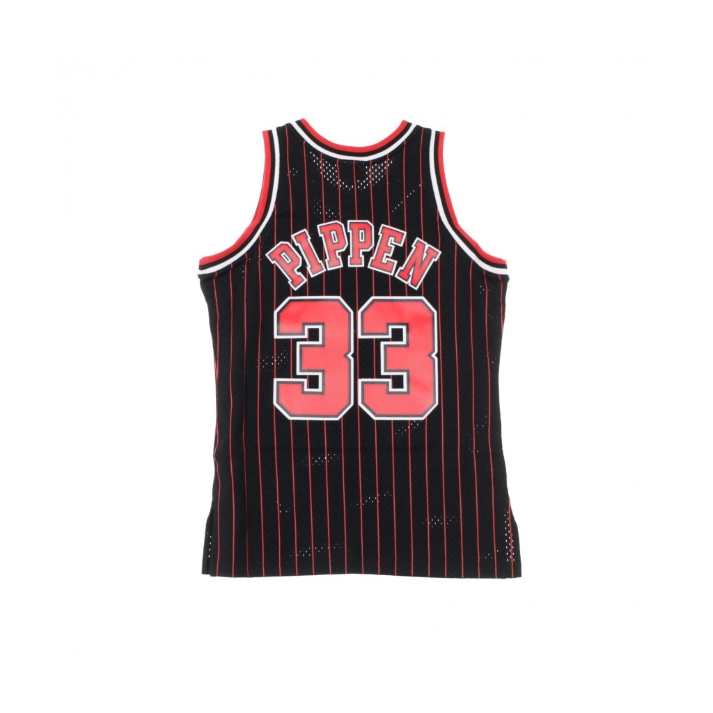 CANOTTA BASKET NBA SWINGMAN JERSEY SCOTTIE PIPPEN NO33 1995-96 CHIBUL ALTERNATE ORIGINAL TEAM COLORS