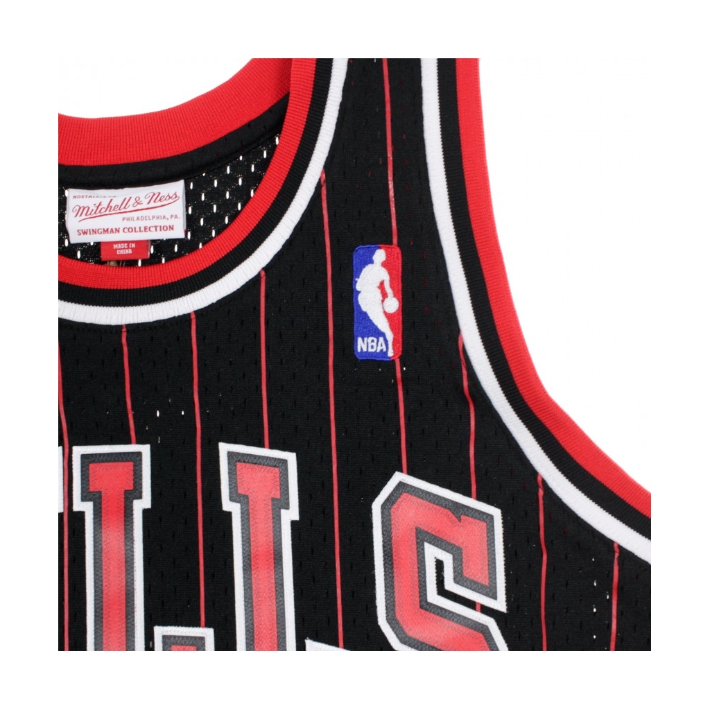 CANOTTA BASKET NBA SWINGMAN JERSEY SCOTTIE PIPPEN NO33 1995-96 CHIBUL ALTERNATE ORIGINAL TEAM COLORS