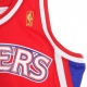 CANOTTA BASKET NBA SWINGMAN JERSEY ALLEN IVERSON NO3 1996-97 PHI76E ROAD ORIGINAL TEAM COLORS