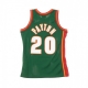 CANOTTA BASKET NBA SWINGMAN JERSEY GARY PAYTON NO20 1995-96 SEASUP ROAD ORIGINAL TEAM COLORS