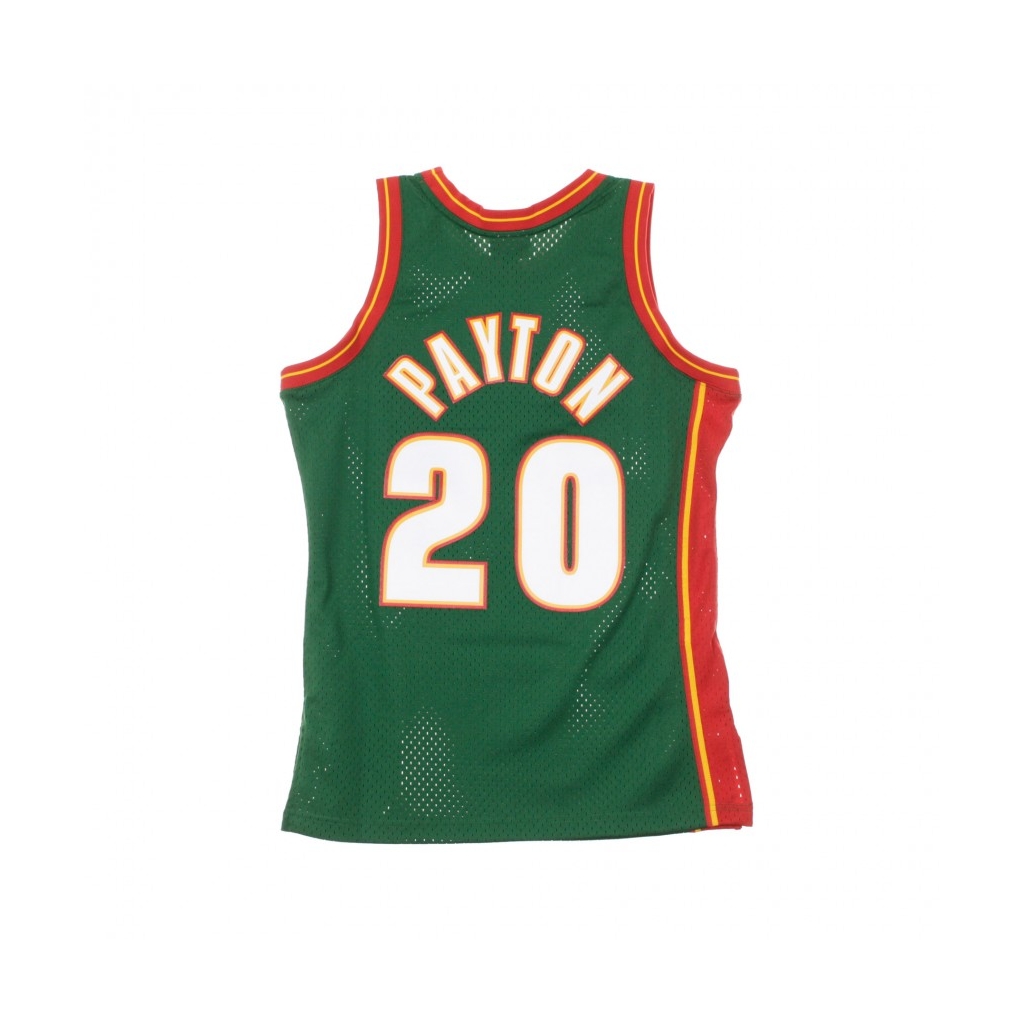 CANOTTA BASKET NBA SWINGMAN JERSEY GARY PAYTON NO20 1995-96 SEASUP ROAD ORIGINAL TEAM COLORS