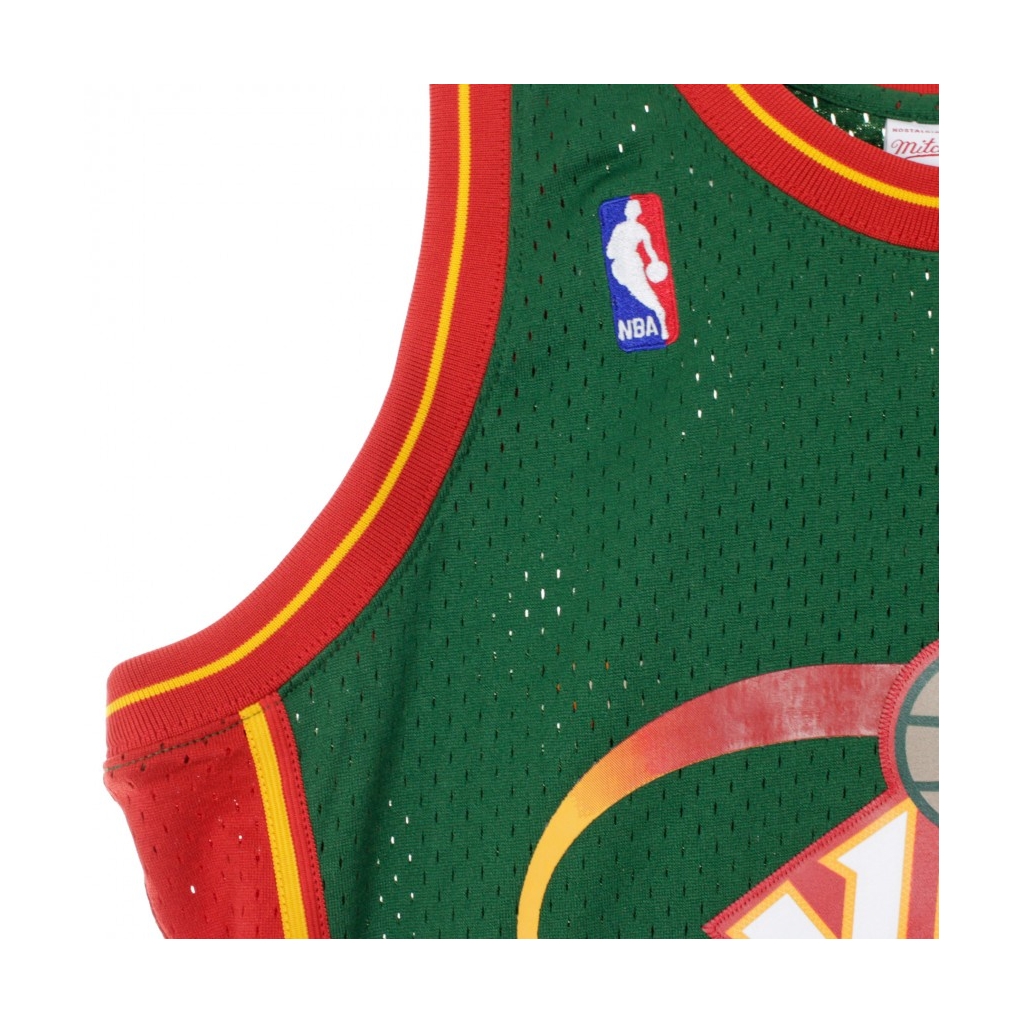 CANOTTA BASKET NBA SWINGMAN JERSEY GARY PAYTON NO20 1995-96 SEASUP ROAD ORIGINAL TEAM COLORS