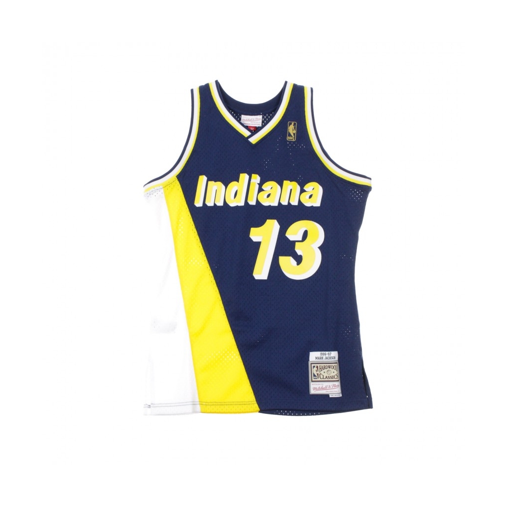 CANOTTA BASKET NBA SWINGMAN JERSEY MARK JACKSON NO13 1996-97 INDPAC ROAD ORIGINAL TEAM COLORS