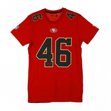 MAGLIETTA NFL NUMBER CLASSIC TEE SAF49E SCARLET