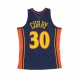 CANOTTA BASKET NBA SWINGMAN JERSEY STEPHEN CURRY NO30 2009-10 GOLWAR ROAD ORIGINAL TEAM COLORS