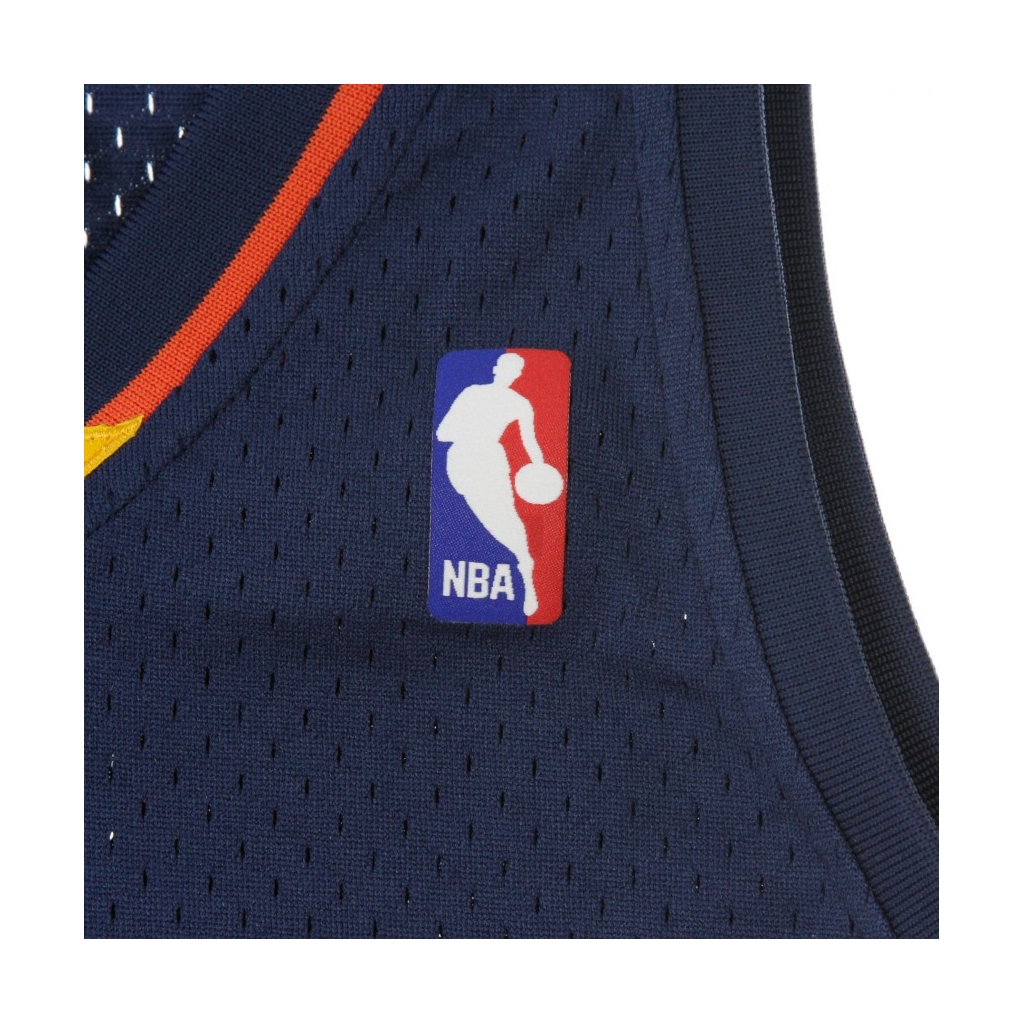 CANOTTA BASKET NBA SWINGMAN JERSEY STEPHEN CURRY NO30 2009-10 GOLWAR ROAD ORIGINAL TEAM COLORS