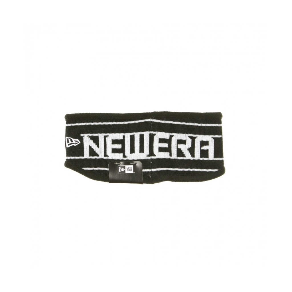 FASCETTA NEW ERA HEADBAND NE BLACK/WHITE