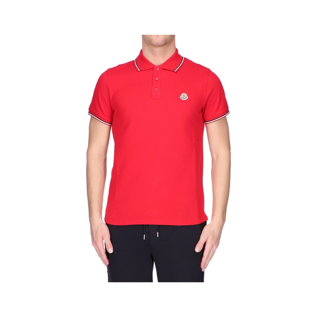 red moncler shirt