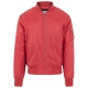 BOMBER BASIC BOMBER JACKET ROSSO