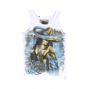 CANOTTA DYSEONE TANK TOP REINA White/LightBlue/Multi unico