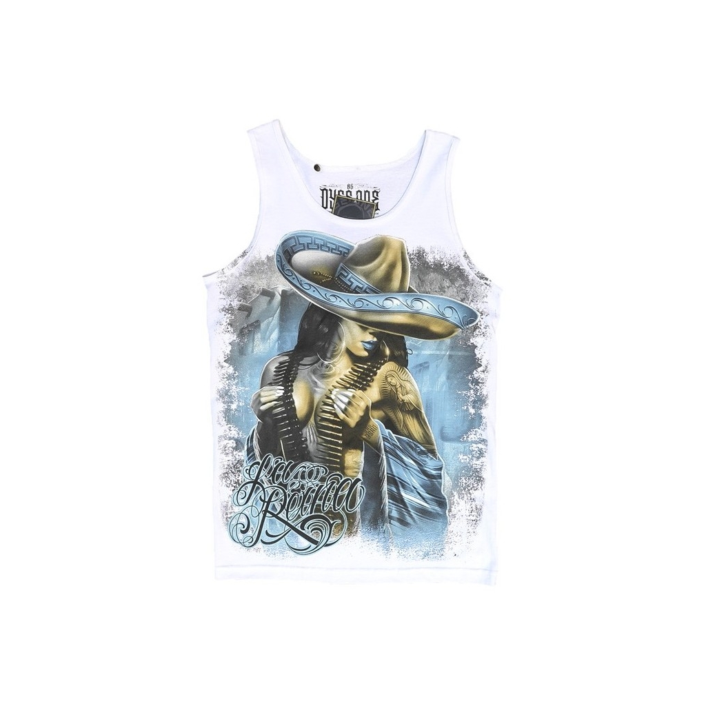 CANOTTA DYSEONE TANK TOP REINA White/LightBlue/Multi unico