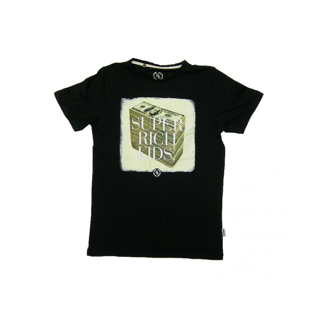 MAGLIETTA BOOM BAP T-SHIRT R-NECK SUPPA Black unico