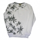 FELPA GIROCOLLO SHOESHINE SWEATSHIRT CREWNECK E5GU21/F PALME White/Black unico