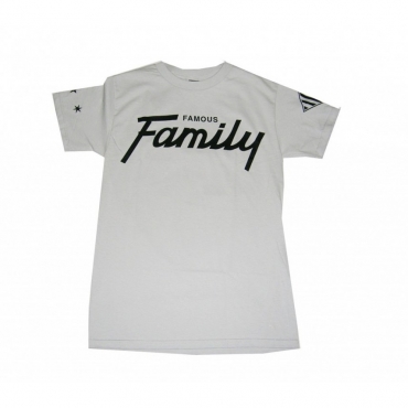 MAGLIETTA FAMOUS T-SHIRT PRO GAME FAMILY Silver/Black unico