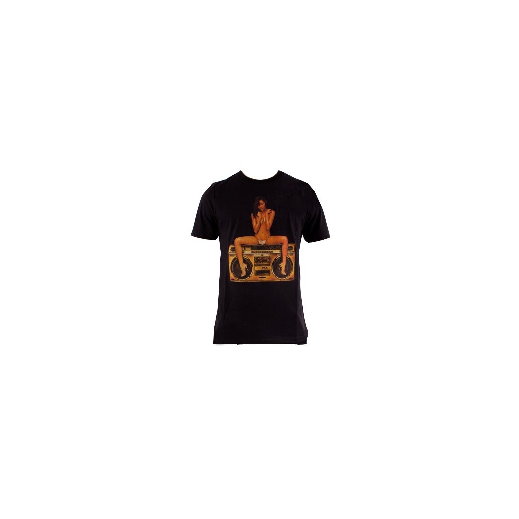 MAGLIETTA WRUNG T-SHIRT GOLD BOOMBOX Black unico