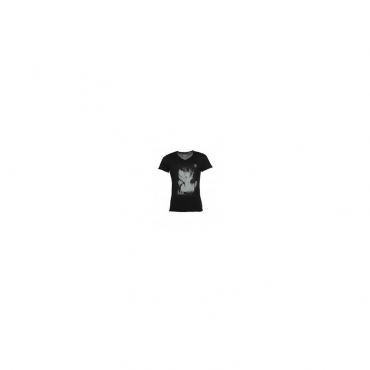 MAGLIETTA BOOM BAP T-SHIRT V NECK SHHH Black unico