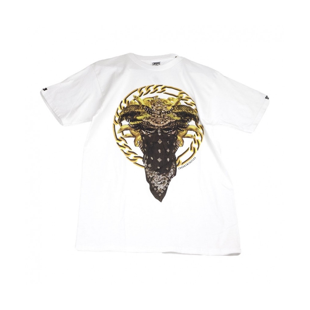 MAGLIETTA CULTIVATED LUX MEDUSA CREW TSHIRT BIANCO