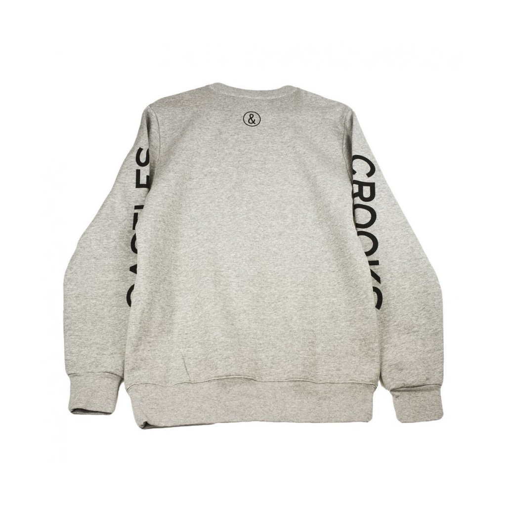 FELPA GIROCOLLO CULTIVATED LUX MEDUSA SWEATSHIRT GRIGIO MELANGE/MULTI