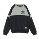 FELPA GIROCOLLO MLB BEDRIC SMALL LOGO CREW SWEAT NEYYAN HEATHER GREY/ORIGINAL TEAM COLORS