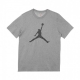 MAGLIETTA JUMPMAN CREW CARBON HEATHER/BLACK