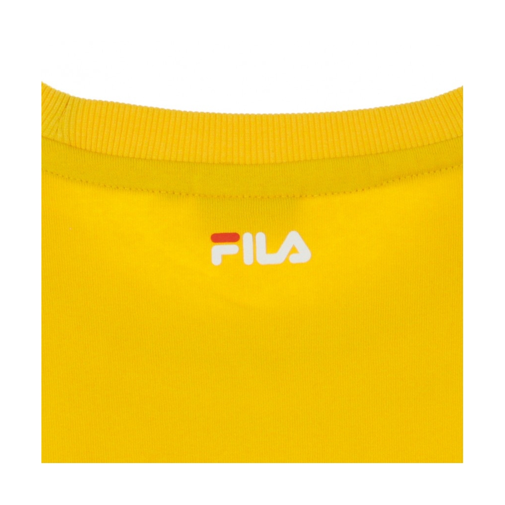 FELPA GIROCOLLO PURE CREW SWEAT CITRUS