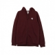 FELPA CAPPUCCIO TRF FLC HOODIE MAROON