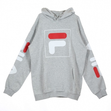 FELPA CAPPUCCIO TOTAL HOOD 20 LIGHT GREY MELANGE