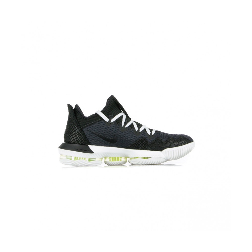 SCARPA BASSA LEBRON XVI LOW BLACK/BLACK/SUMMIT WHITE/VOLT