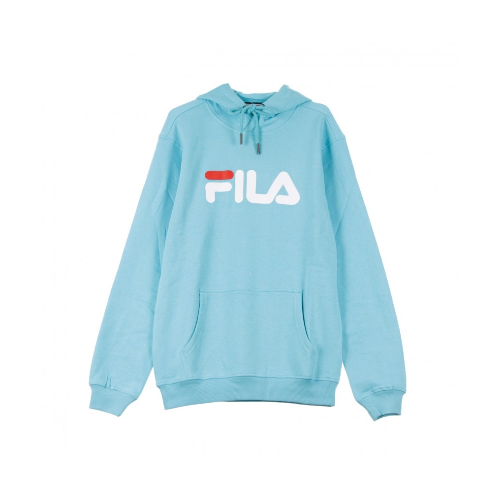 FELPA CAPPUCCIO CLASSIC PURE HOODY KANGAROO BLUE CURACAO