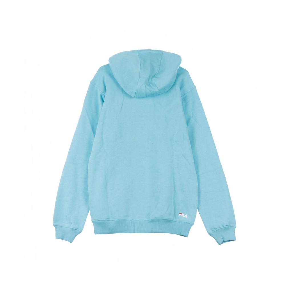 FELPA CAPPUCCIO CLASSIC PURE HOODY KANGAROO BLUE CURACAO